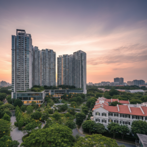 Hudson Place Residences redefine el paisaje urbano de Media Circle en Singapur